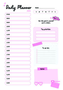 Daily Planner (pink)