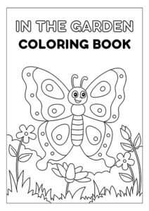 In the Garden colouring book