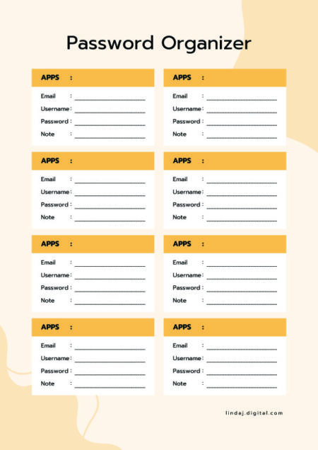 Password Organiser
